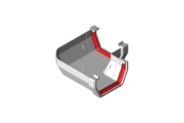 FRS603WH SQ 90GUTTER ANG
