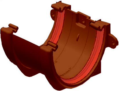 Deep Flow Red10 116mm Deepflow Gutter – PPS Ltd